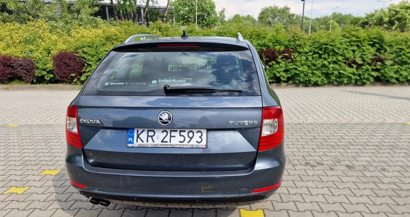 Skoda Superb cena 41999 przebieg: 187000, rok produkcji 2015 z Kraków małe 92